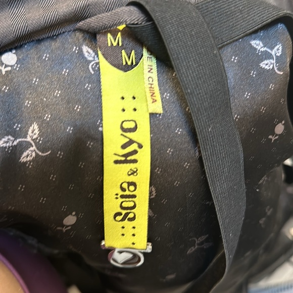 Soia & Kyo medium length down coat Sz M - Picture 7 of 10